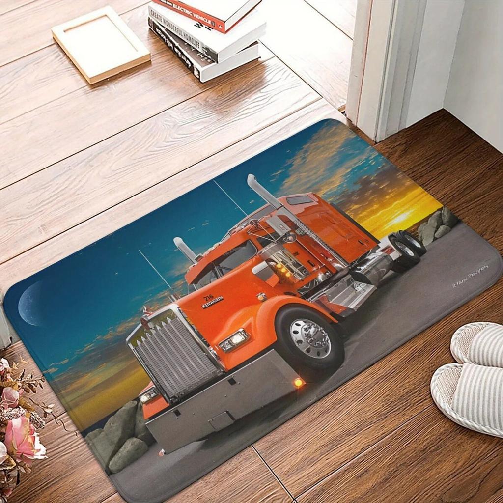 1PC Dog Pattern Kitchen Rugs Non-Slip Home Door Mats Pop Design Bathroom Rug Bath Mat Carpet for Home Sink Laundry Decor