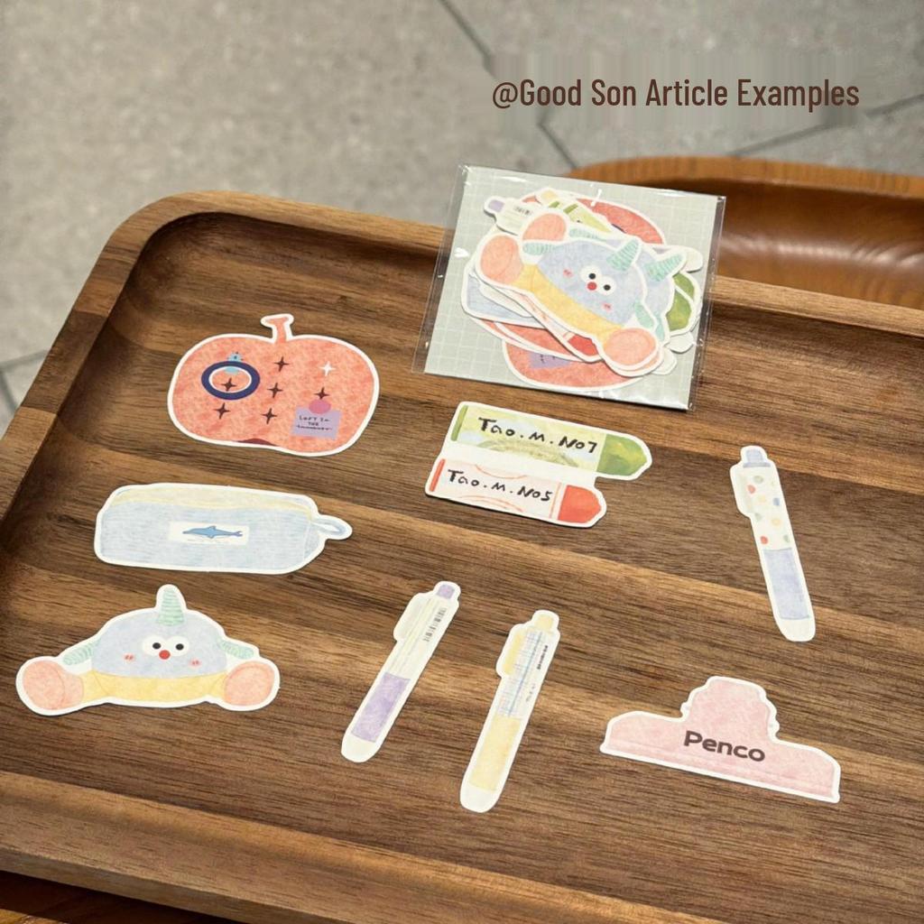 Hao Da Er Creative Alien Sticky Notes: All-match Healing Style Notebook