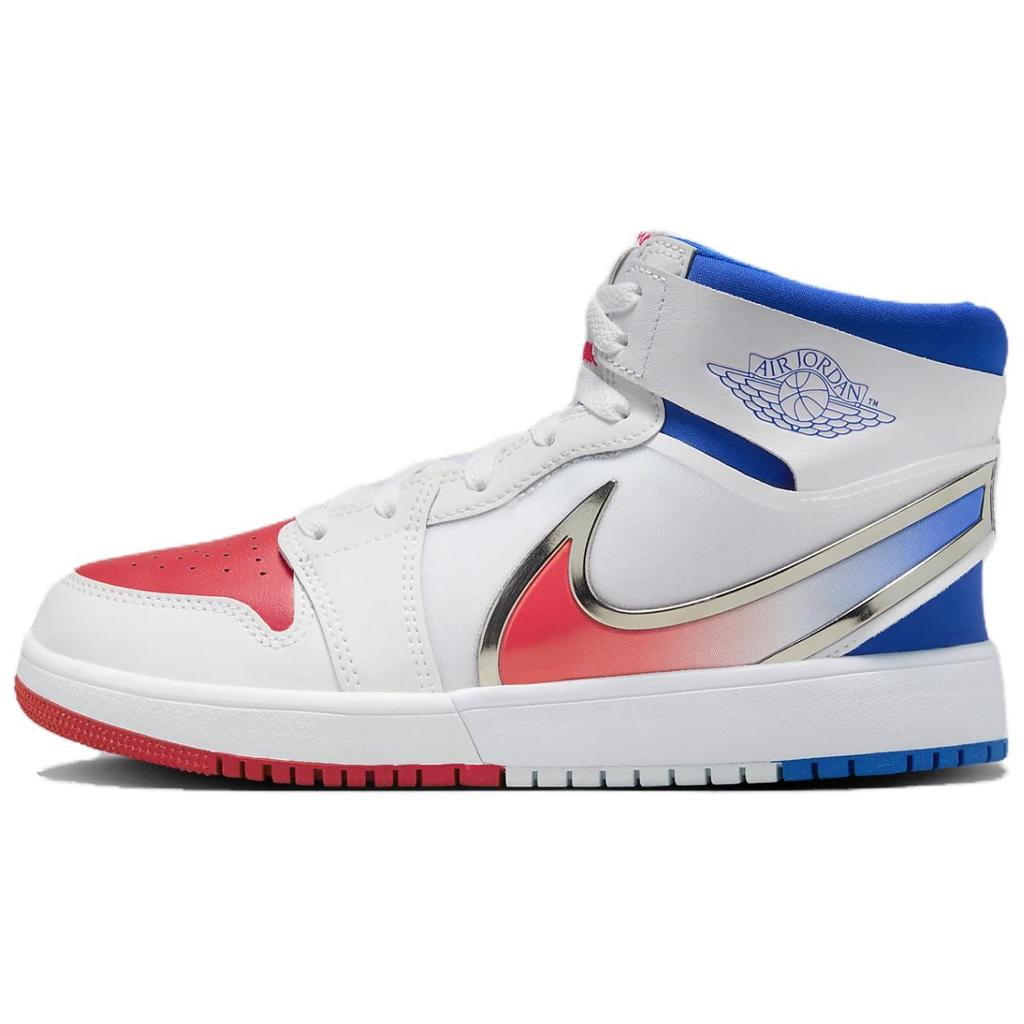 New Air Jordan 1 Mid RM EasyOn 'White Racer Blue Red' GS FQ1281-100
