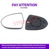 Replacement Heated Wing Mirror Glass for Car, with Plate, for Kia Sportage-R Sportage SL 2010-2016