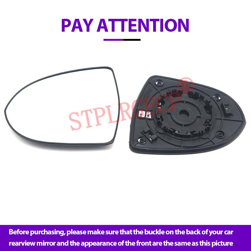 Replacement Heated Wing Mirror Glass for Car, with Plate, for Kia Sportage-R Sportage SL 2010-2016