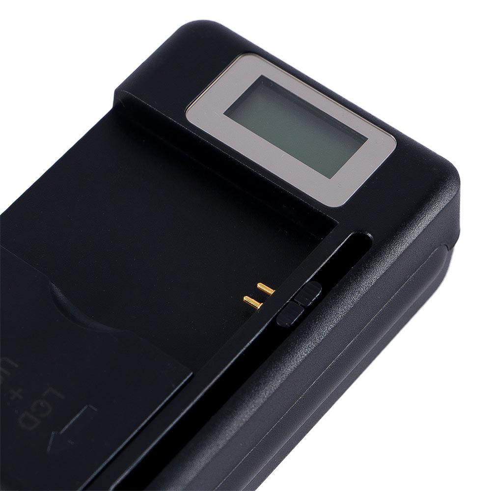 Universal For Cell Phones US Plug Desktop Charger Mobile Battery Charger LCD Display USB Port