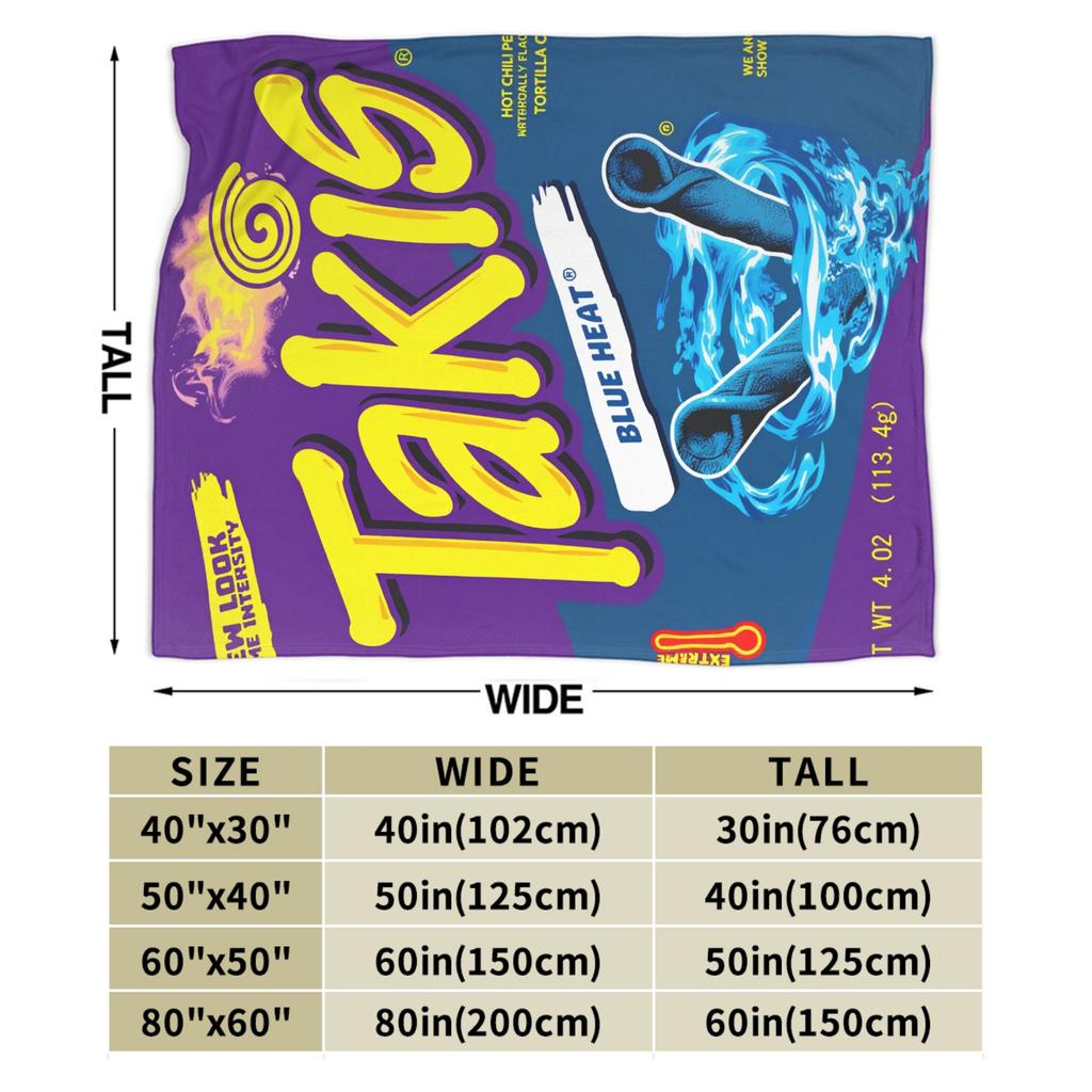 Takis Chili Chips Κουβέρτα Ποιότητας Σούπερ Απαλή Ρίχτρα Χειμερινό Πικνίκ Καναπές Καρέκλα Κρεβάτι Αισθητική Κάλυμμα Κρεβατιού