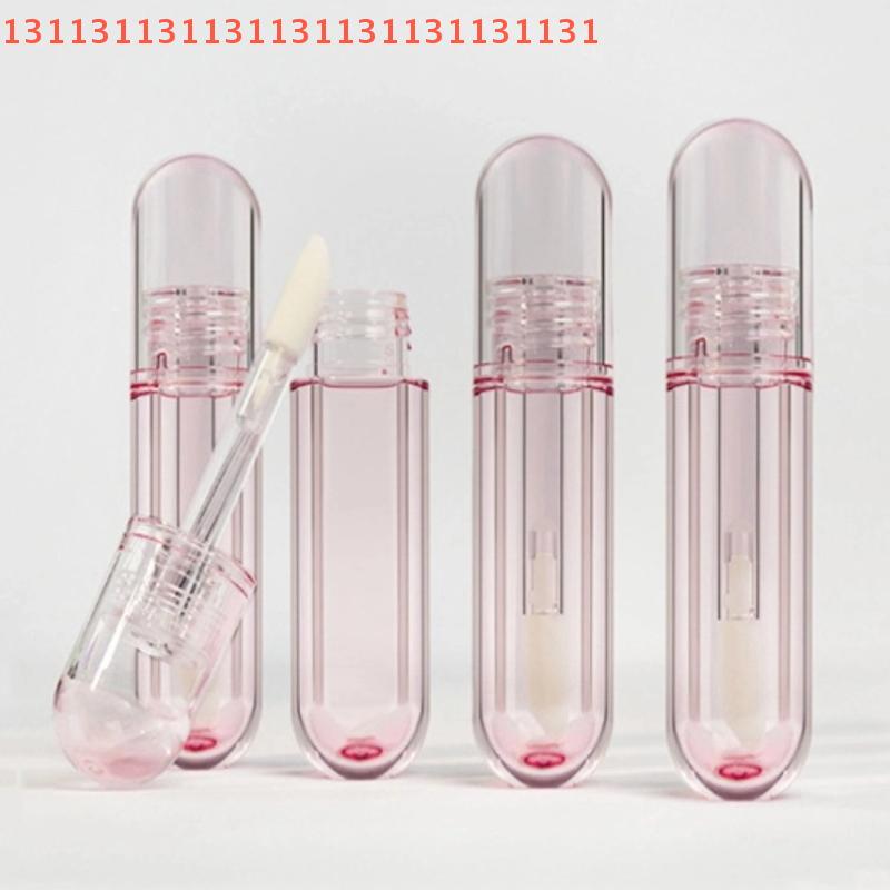 1/3pcs Mini Lipstick Sample Cosmetic Refillable Container 6ML Empty Lip Gloss Tubes Transparent Plastic Lip Balm Tube