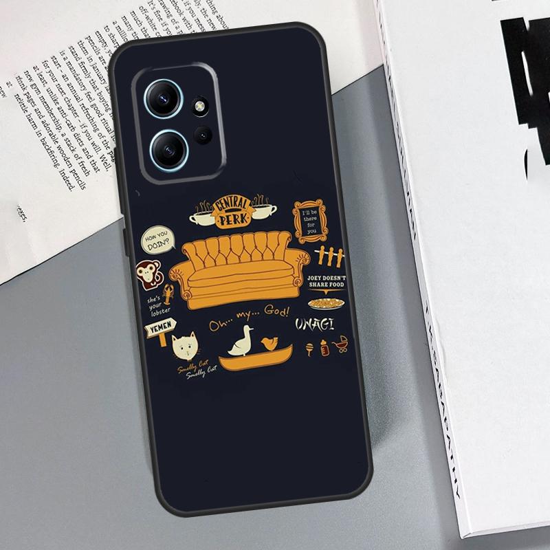 Central Perk Friends TV Show Case For Xiaomi Redmi Note 13 Pro 9 10 11 12 14 Pro Cover For Redmi 15C 15 14C 10C 12C 13C