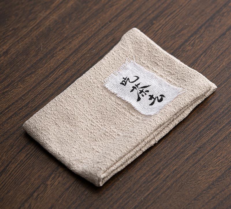 Absorbent Cotton Linen Tea Towel Tea Cloth Home Chinese Creative Tea Mat Tablecloth Tea Table Cloth Tea Mat Tea Ceremony