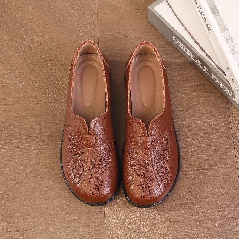 

Дешевые вышитые балетки женские новые балетки бабочки женские V-образный вырез лоферы для вождения мамины балетки женские ретро мокасины 35 коричневый