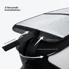 Motorcycle Electric Bikes Summer Sun Protection Seat Pad Reflective Aluminum Insulation Waterproof Heat Cushion