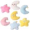 Juguete de Peluche Estrella Luna Esponjosa Algodón PP Peluche Estrella Luna Juguete Relleno Regalos para Niños
