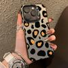 For Redmi Note 13 4G 5G 12 11 10 8 13 Pro Plus Max Luxury Leopard Color Silver IMD Case Note 10s 11s 12S 13R 12R Phone Cover