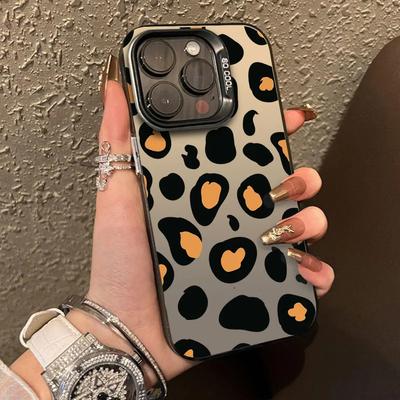 For Redmi Note 13 4G 5G 12 11 10 8 13 Pro Plus Max Luxury Leopard Color Silver IMD Case Note 10s 11s 12S 13R 12R Phone Cover