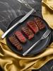 304 Stainless Steel Tableware French Knife, Fork and Spoon Set Hotel Western Food Thickened Steak Knife, Fork and Spoon