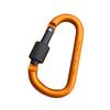 Aluminum Alloy Carabiner D-Ring Shape Key Chain Clip Hook Camping Outdoor Buckle