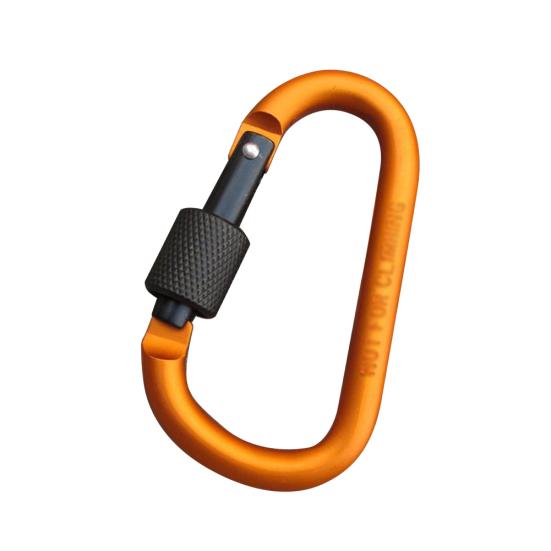 Aluminum Alloy Carabiner D-Ring Shape Key Chain Clip Hook Camping Outdoor Buckle