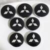 4 Stück 56mm 60mm 65mm 68mm Mitsubishi Autoemblem Radnabendeckel Auto Felge Umbau staubdichter Aufkleber Styling-Zubehör
