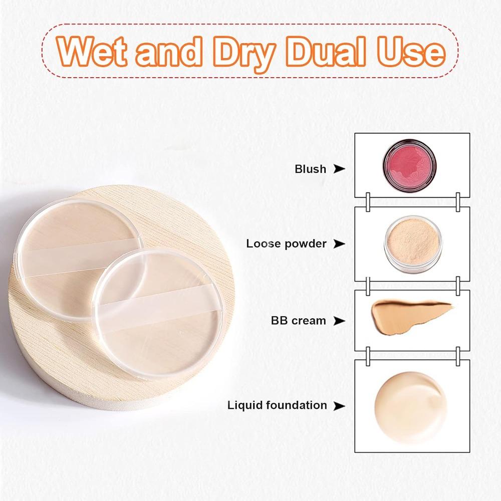 1-5 Stück Silikon Kosmetikpuffer Weicher Make-up-Schwamm Schönheits-Schwamm für Flüssigfoundation BB Cream Puderquaste Make-up Zubehör
