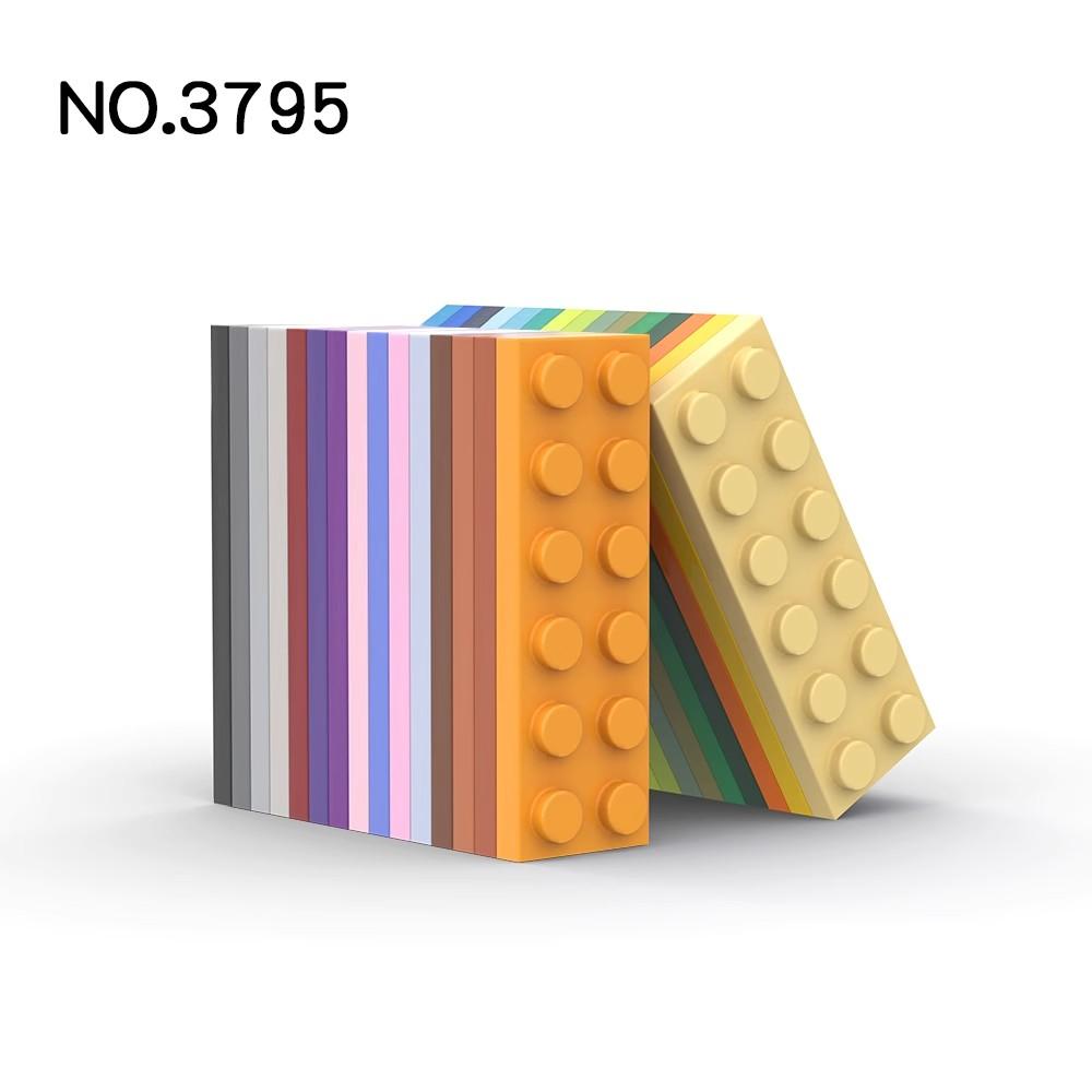 20 Stück MOC Teile 3795 Platte 2 x 6 Kompatible Steine DIY Zusammenbau Bausteine Partikel Kinder Puzzle Gehirnspielzeug Geburtstage Geschenk