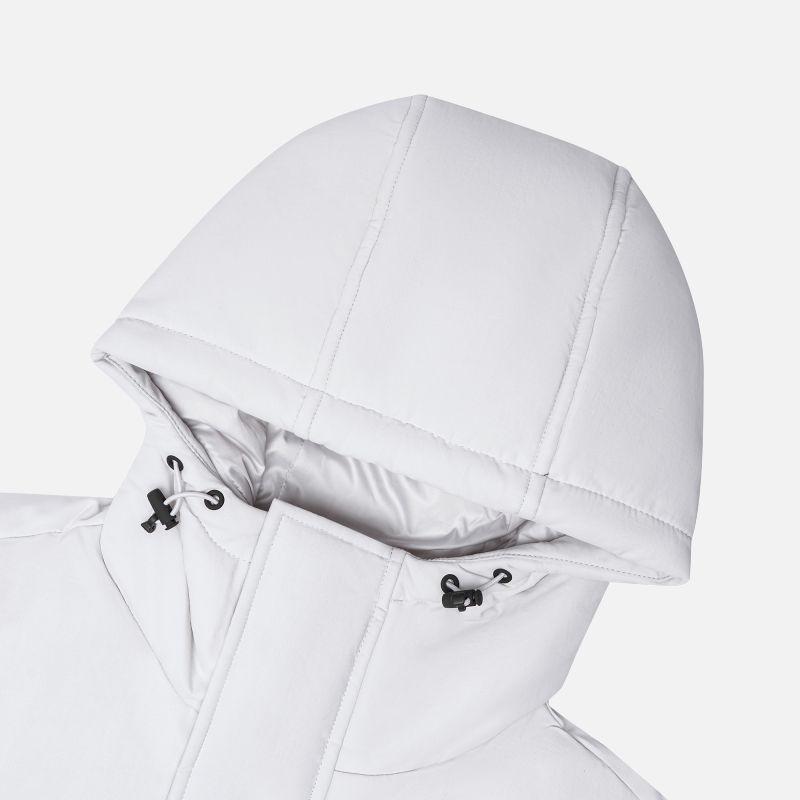 New Balance Logo Puffer Down Jacket Asia Sizing 'White' Men's AMJ23340-GYM