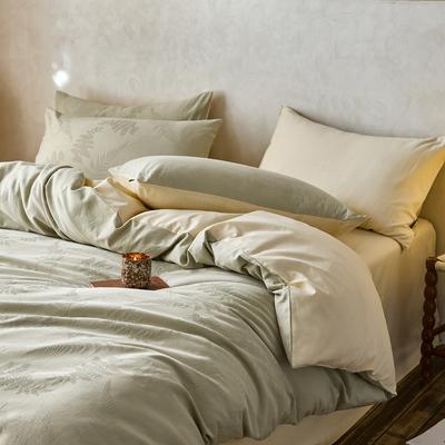 High-end Jacquard 100% Cotton Duvet Cover Set Soft Skin-friendly Queen Bedding Set King Comfortable Quilt Cover and Pillowcase