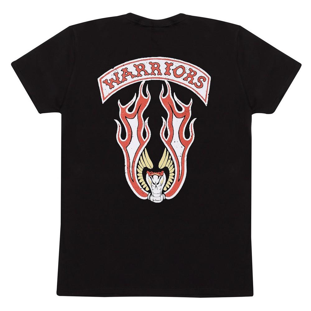 Das Warriors Unisex Erwachsenen Logo Backprint T-Shirt