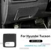 Soft Carbon Fiber Fuse Box Trim Sticker for Hyundai Tucson TL/TLE 2015 2016 2017 2018 2019 2020 Car Interior Panel Protective