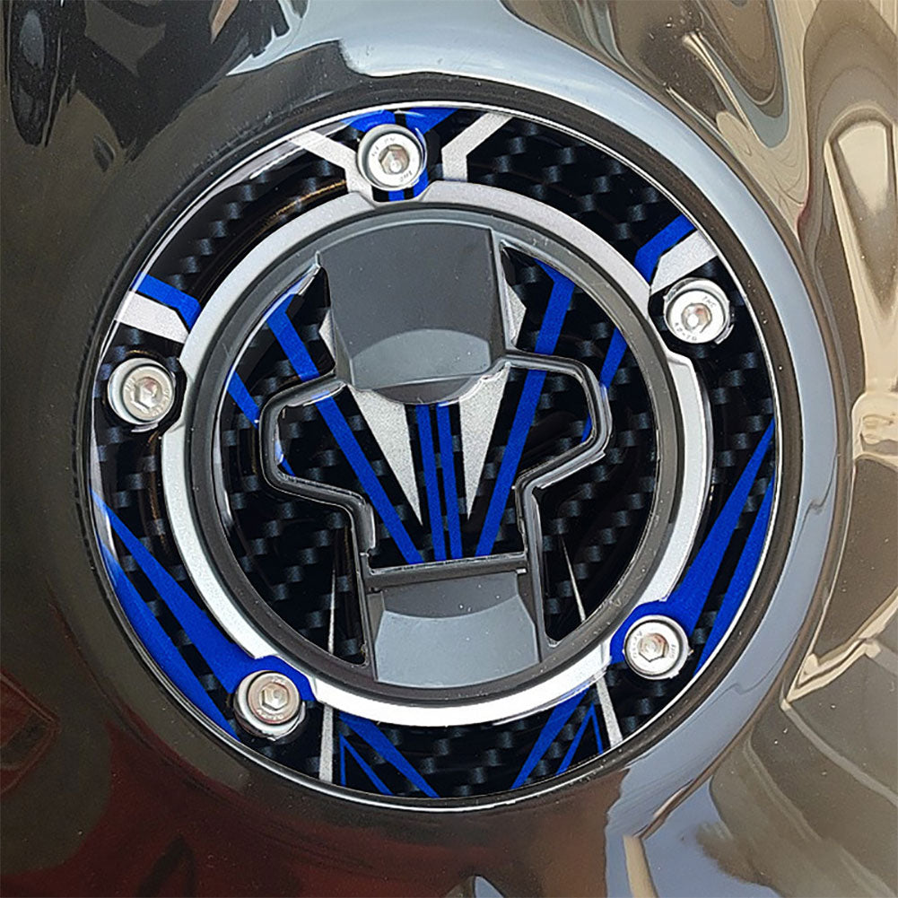 3D Samolepka na víčko palivové nádrže motocyklu z uhlíkových vláken Samolepka na podložku nádrže Samolepka na podložku nádrže Ochranná samolepka pro Honda Suzuki Kawasaki Yamaha