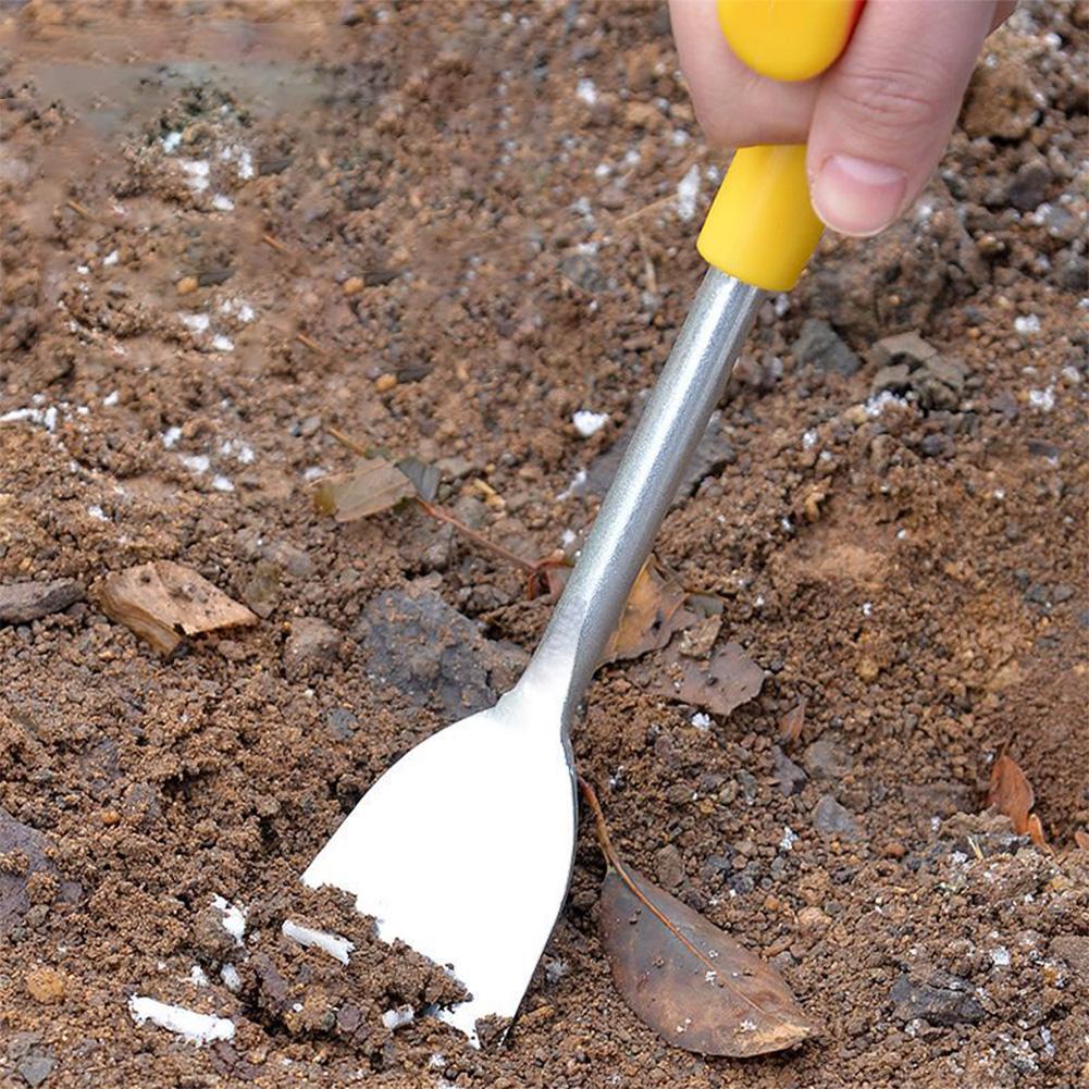 Agricultural Flower Shovel Stainless Steel with Plastic Handle Dig Wild Herbs Shovel Garden Trowel Garden Tool Gardening Weeding
