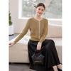 MOKANA Women's Long-Sleeve Casual Midi Dress
