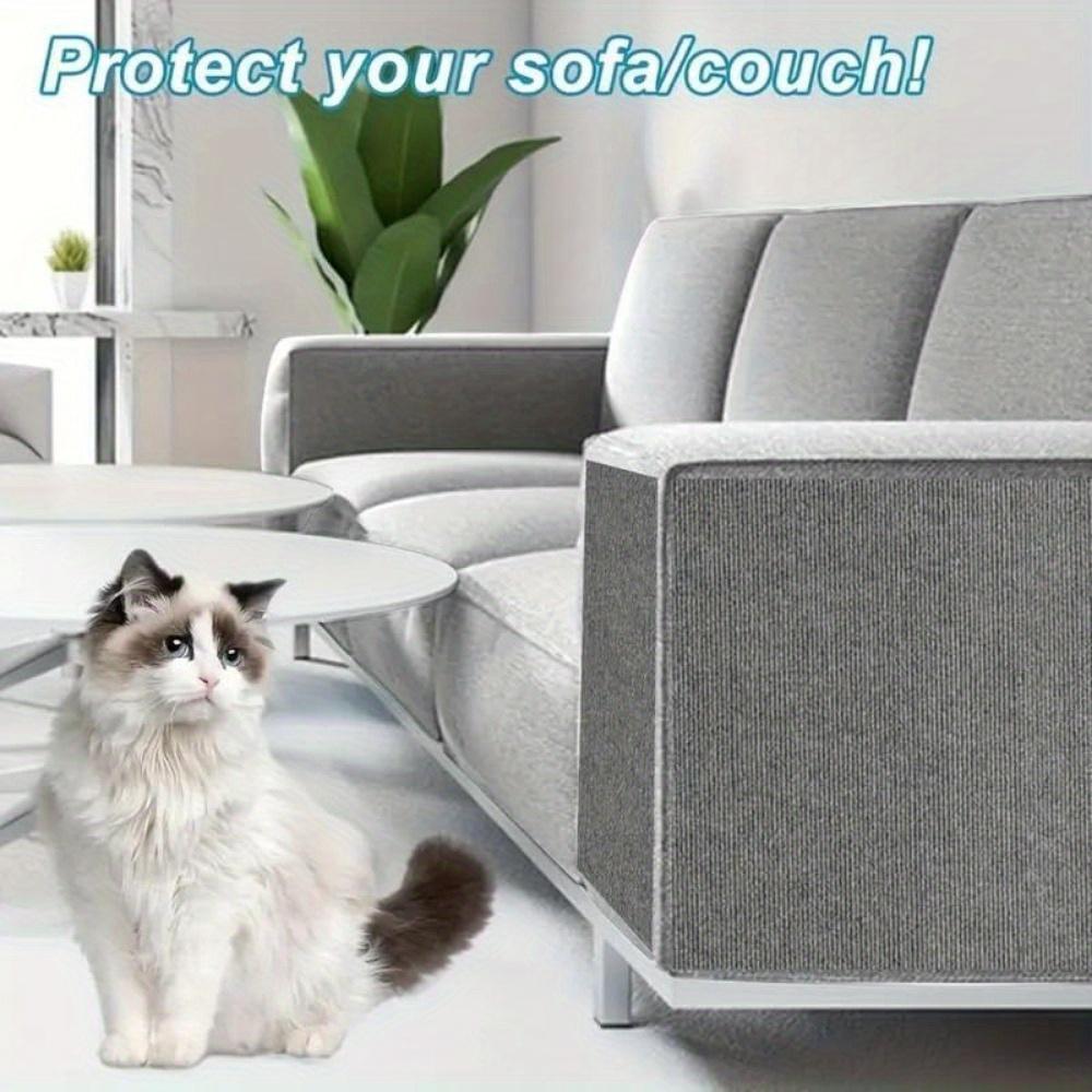One Piece of Self-Adhesive Cat Scratching Mat, a Sturdy Sisal Protector for Furniture, Customizable Scratching Pad for Safeguarding Couches, Sofas