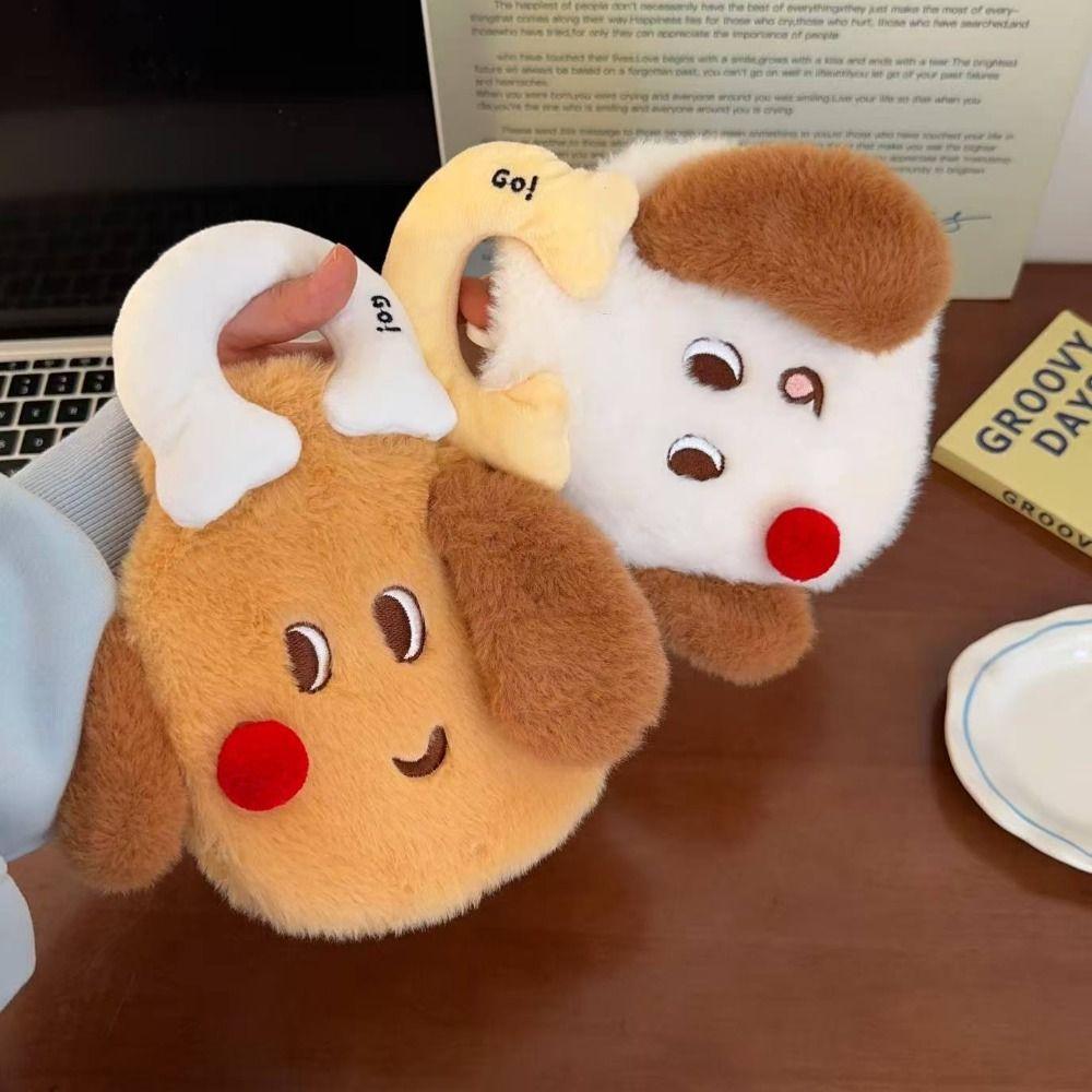 Plush Cartoon Warm Water Bag Cozy Cute Hand Warmer Water-filling Hot-water Bag Hand Warming