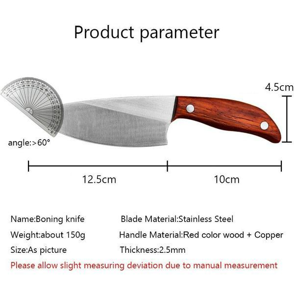 Stainless Steel Fishing Knife Kitchen Peeling Knives Meat Cleaver Sushi Knife Fruit Cutter with Knife Cover