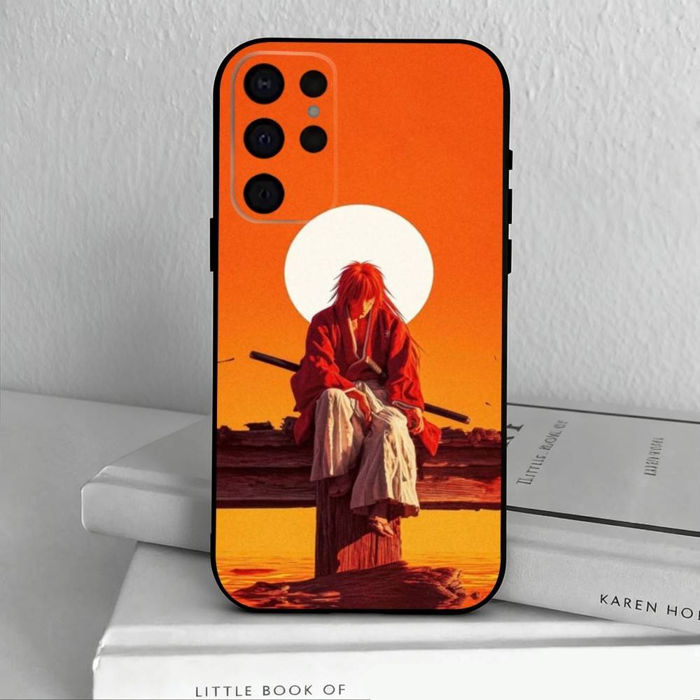Anime R-Rurouni K-Kenshin-N Phone Case For Samsung S25,24,23,22,30,21,10,9,Ultra,Plus,Lite,FE,4,5 G Soft Black Case