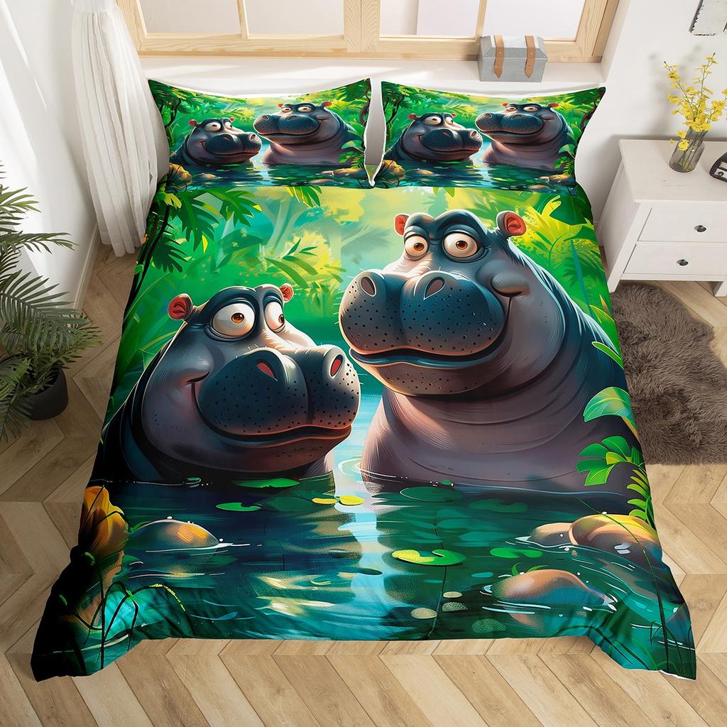 Homewish 3D Leopard Animal Duvet Cover SetRomantic Red Rose Bedding SetWildlife Cheetah Animal Bed Set