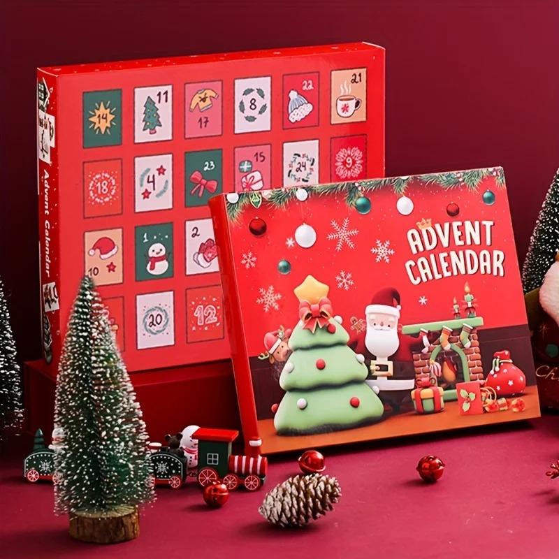 1/1boxs Christmas Blind Box Advent Calendar 11 Fillable Surprise Empty Boxes DIY Family Kids Xmas Gift New Year Decor Party favo