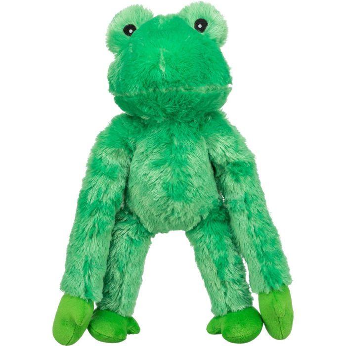 Jouet peluche - TRIXIE - Grenouille - Vert - Confortable - Amusant