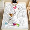 1PC Coco-chan Print Flannel Blanket, High quality All Seasons, Home Decor, Warmth and Comfort, Perfect for Christmas Gifts