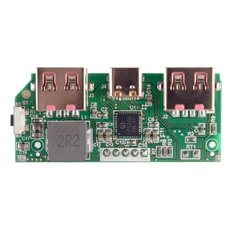 5V 3A Litiumbatteri Digitalt Display Hurtiglading Powerbank Modul Ip5356 Type-C Micro Usb Mobil Strøm Hovedkort