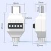 Type C Solderless Small Plug Usb C Data Cable Connector Usb Soldering Free Connector For Mobile Phone Fast Charging Cable Repair
