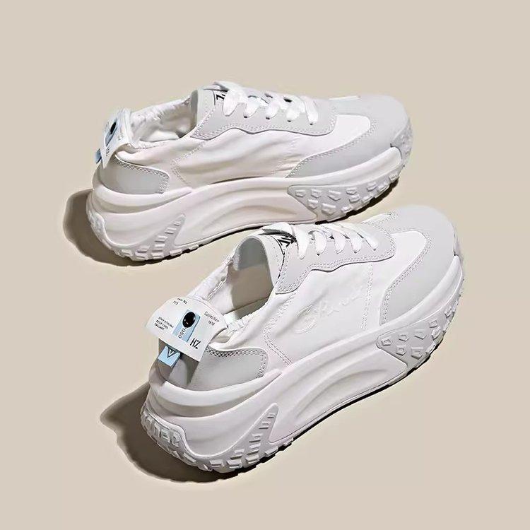 

2025 осень новые туфли на платформе-маффин женские, модные кроссовки в стиле «папа», женские, увеличивающие рост, повседневные спортивные туфли женские 35