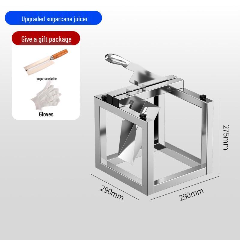 Stainless Steel Sugarcane Chopper and Crushing Knife Holder - Blue