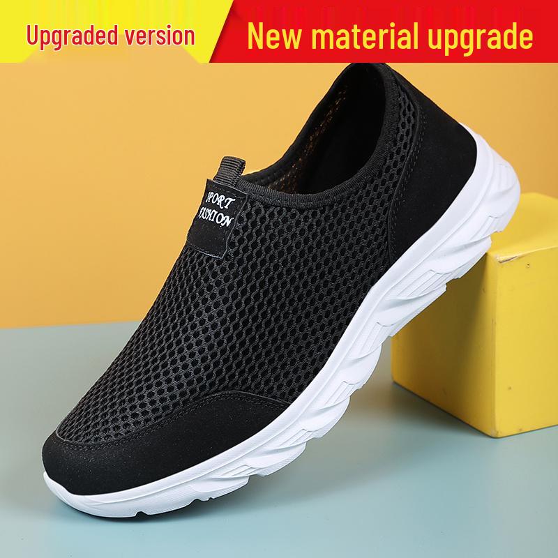 Men's Summer Breathable Mesh Slip-On Shoes for Driving & Casual Wear, 2025 Edition