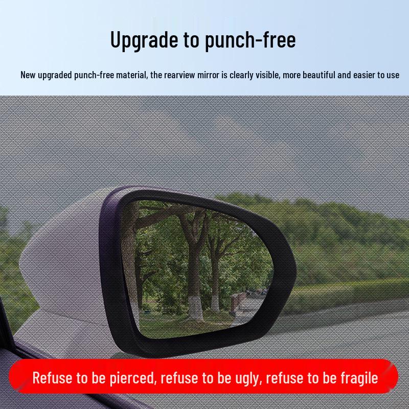 Car Sunshade Heat Insulation & Mosquito Net Mesh Curtain - Durable Window Screen for Sun & Insect Protection