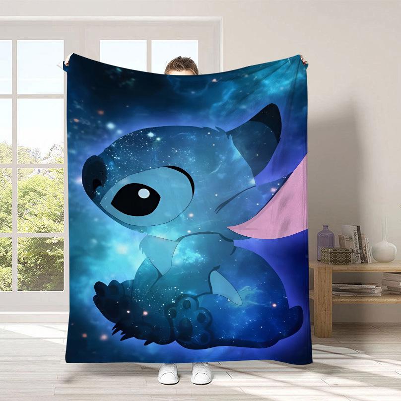 Couverture Dessin Animé Stitch Couverture Peluche Mignonne Stitch Couverture Quatre Saisons