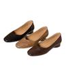 Autumn fashion trend non-slip light mouth single shoes new soft leather spring and autumn leather shoes retro women's shoes