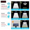 333LED Solar Light 333led IP44 Waterproof Outdoor Indoor Solar Garden Lamp With Adjustable Head Wide Lighting Angle With 3 Mode