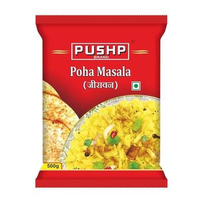 Pushp Brand Jeeravan ή Indori Poha Masala Σακουλάκι Συσκευασία 500γρ. (Συσκευασία 1)