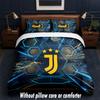Juventus FC Design Bed Bedding Set 1 Duvet Cover + 2 Pillowcases Soft Breathable Household Bed Linens