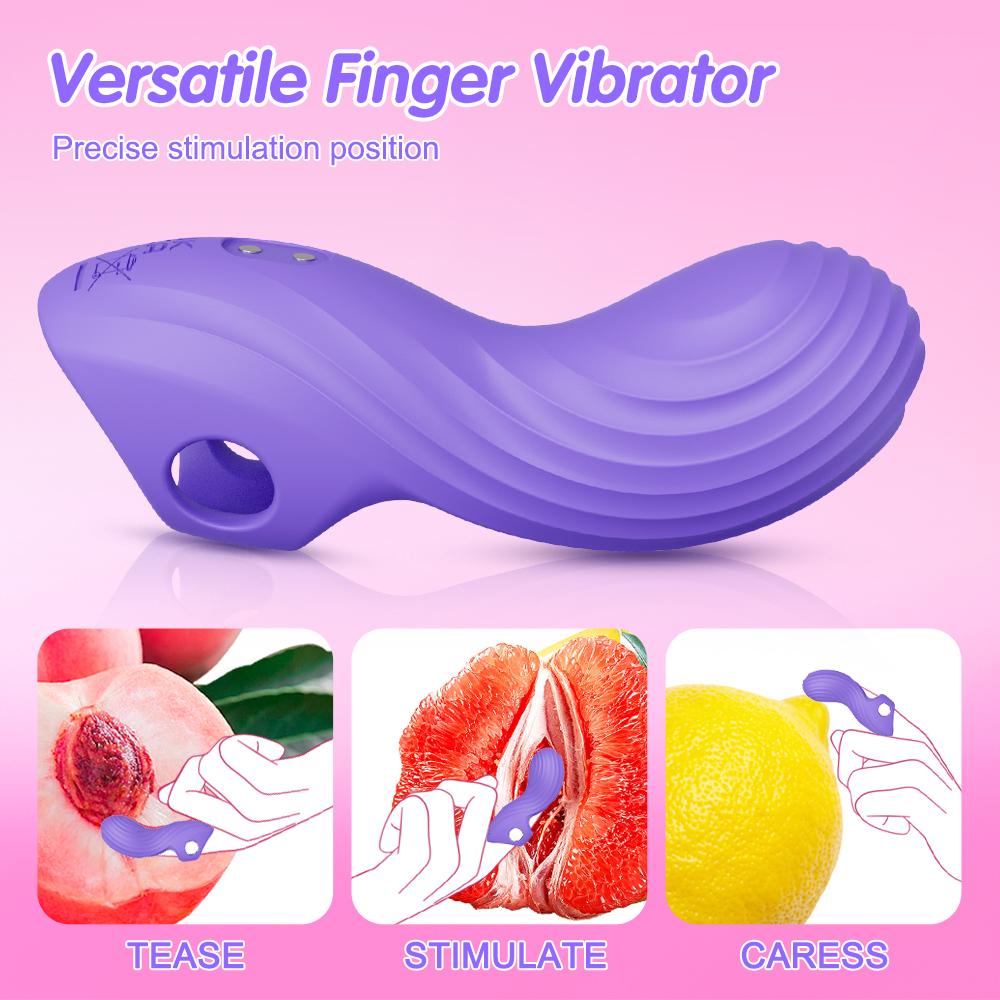 Bullet Finger Vibrator for Women G Spot Fast Orgasm Vagina Massage Clitoris Stimulator Female Vibrating Sex Toys for Couple