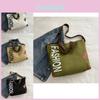 Chic Versatile Canvas Crossbody Bag For Women Available In Black Khaki White And Green