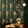1 Stück Modern Modisch Retro Pfingstrose Bedruckt Transparent Schiere Fenstervorhang für Wohnzimmer Schlafzimmer Heimdekor Nuan Serie